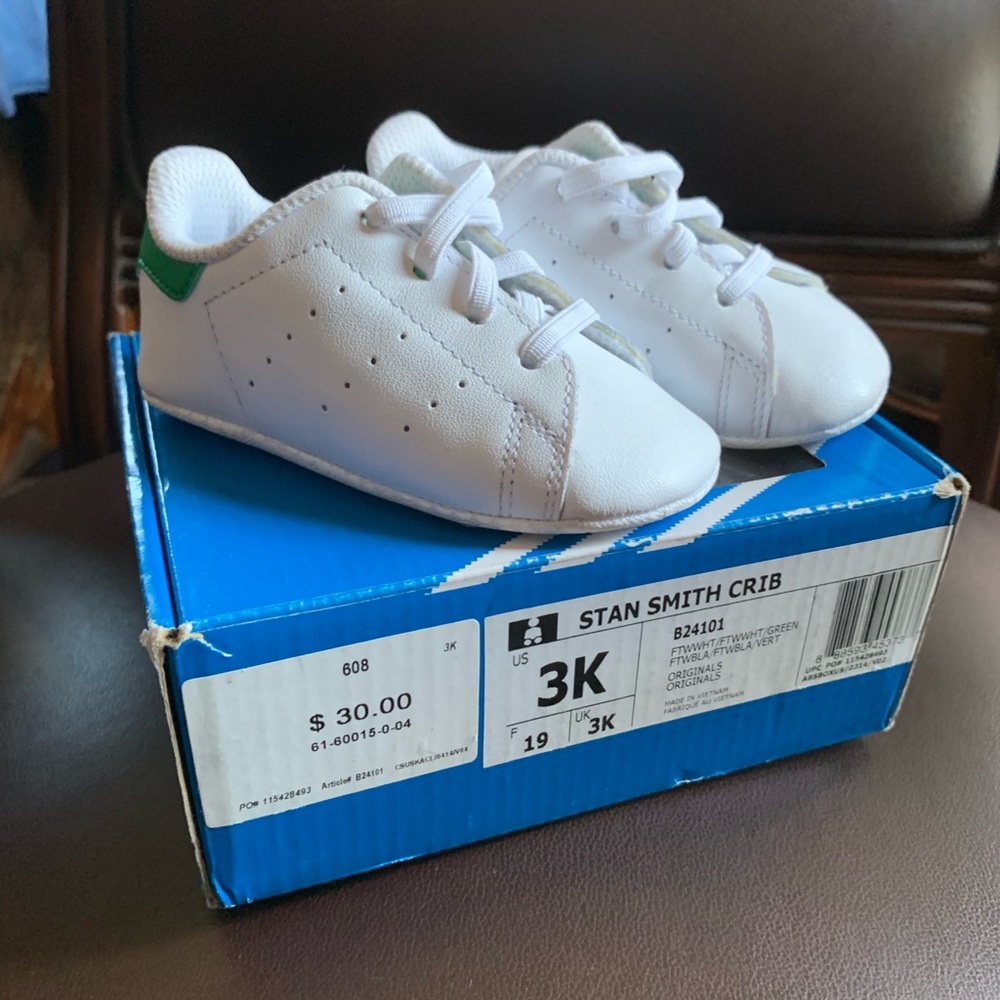 Stan Smith adidas soft bottom size 3